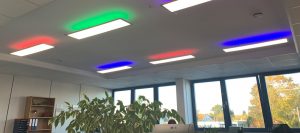LED Panel farbig