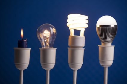 Büroleuchten LED Geschcihte verschiedene Leuchtmittel im Wandel der Zeit