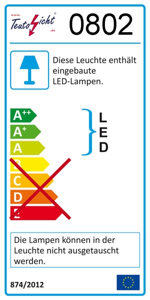 Bürobeleuchtung LED Strip PAUL, 45W, 5m, RGB, 60 LED/m, Fernbedienung